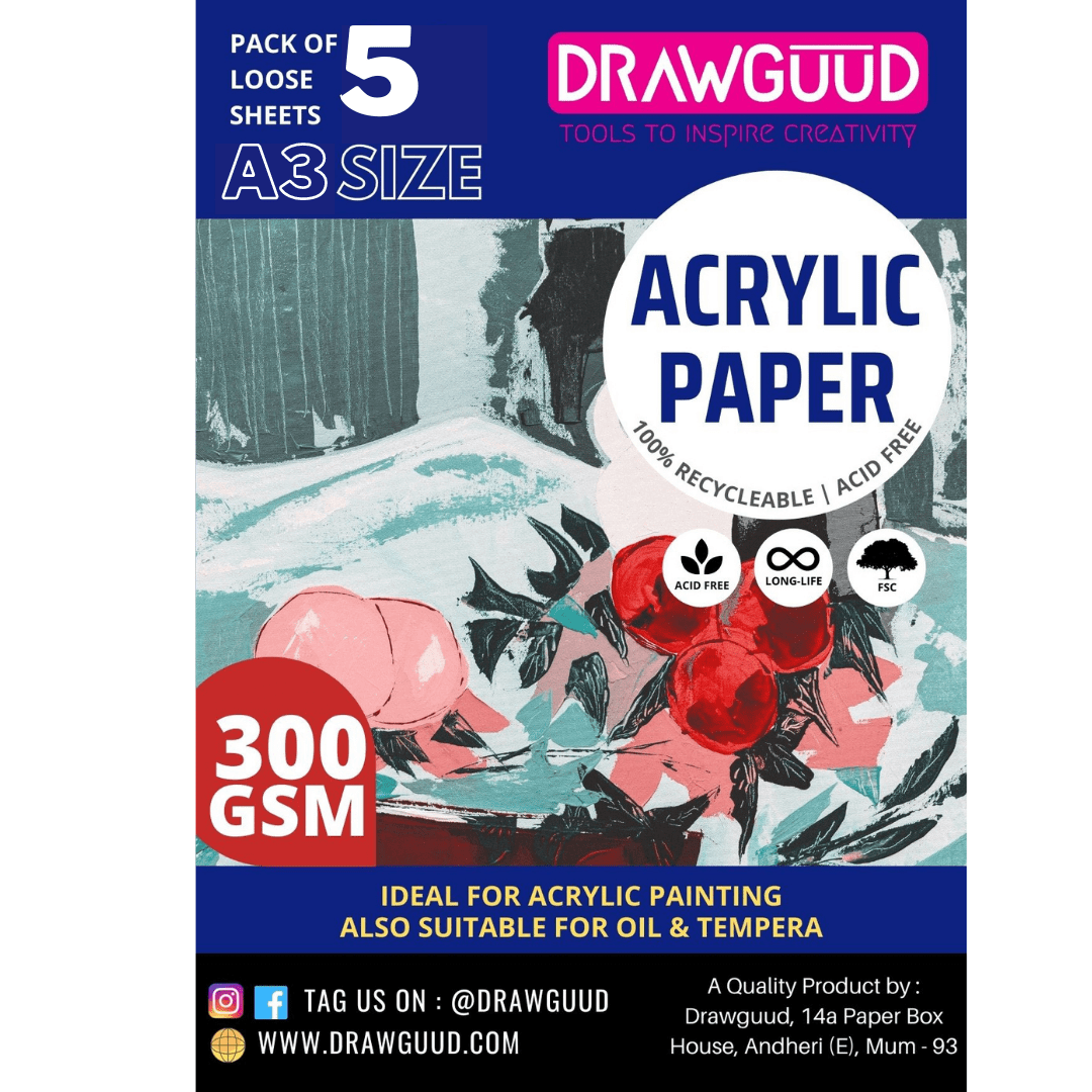 Bulk-buy 300 GSM Acrylic Paper Acrylic Paint Paper Acrylic Paper