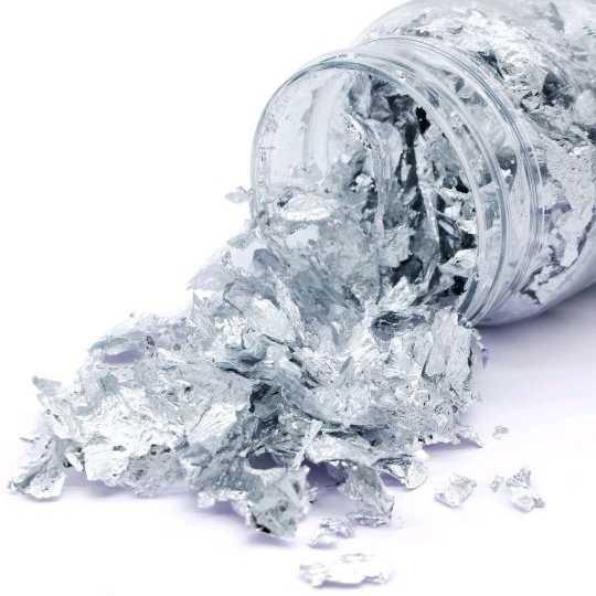 Jags Leafing Flakes (Silver) for resin art