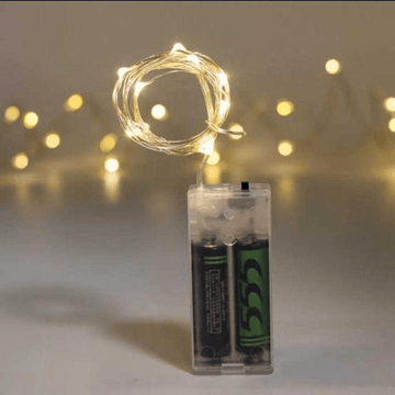 Battery operated LED string Lights (fairy light) - 2.5 Meters