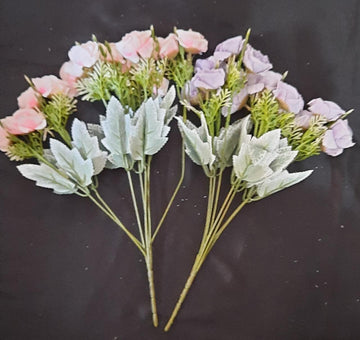 Beautiful Decorative Artificial Flower Bunch for Home decor (Contain 1 Unit)