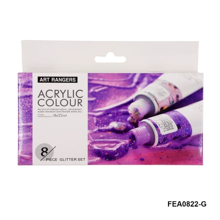 Art Rangers Acrylic Colour Pastel Set (8 x 22ml)