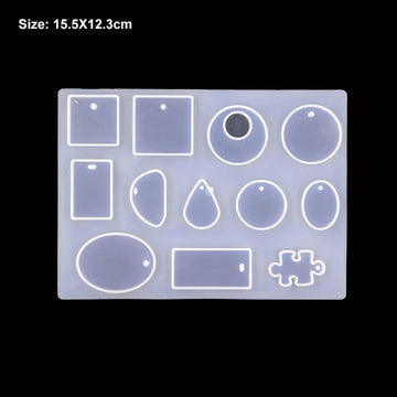 Resin Silicone Mould Jewelry-12 Raws-133