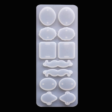 Resin Silicone Mould Moustache Rakhi Raws-077 (clear edition)
