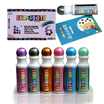 Superdots Color Marker Set  6 Pcs Ch2851-6