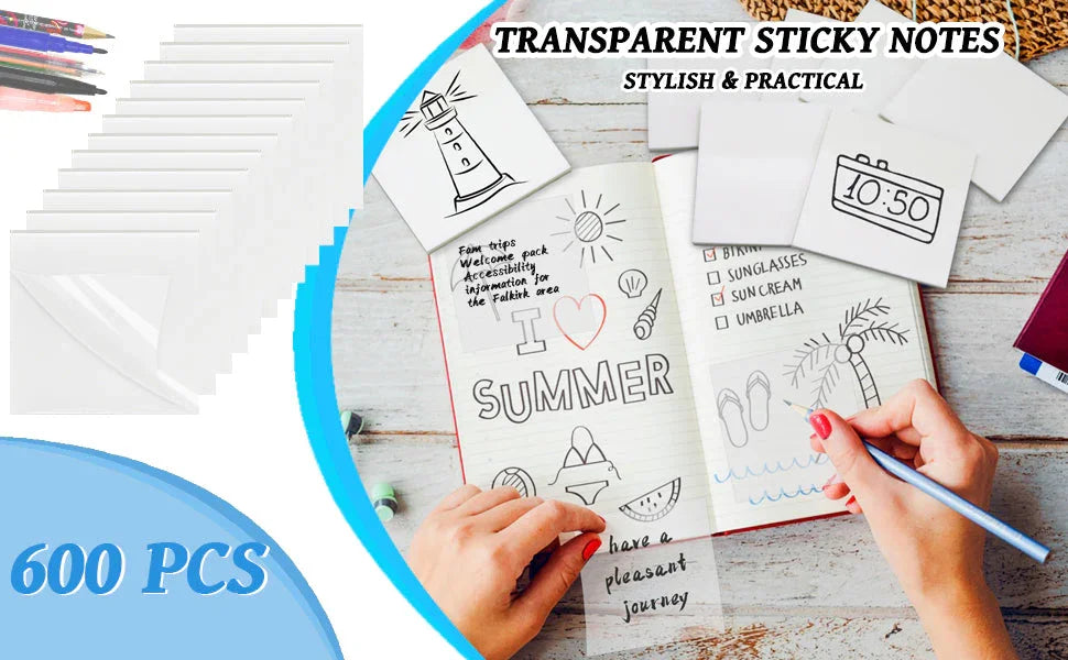 Improve Your Note-Taking with These 5 Essential Transparent Sticky ...