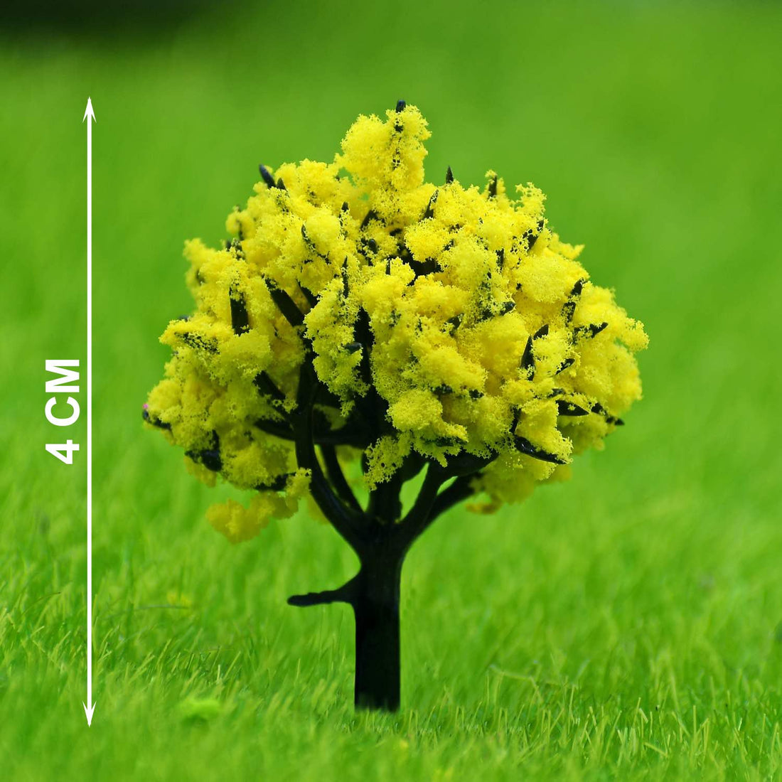 Artificial Miniature Yellow Tree 40mm
