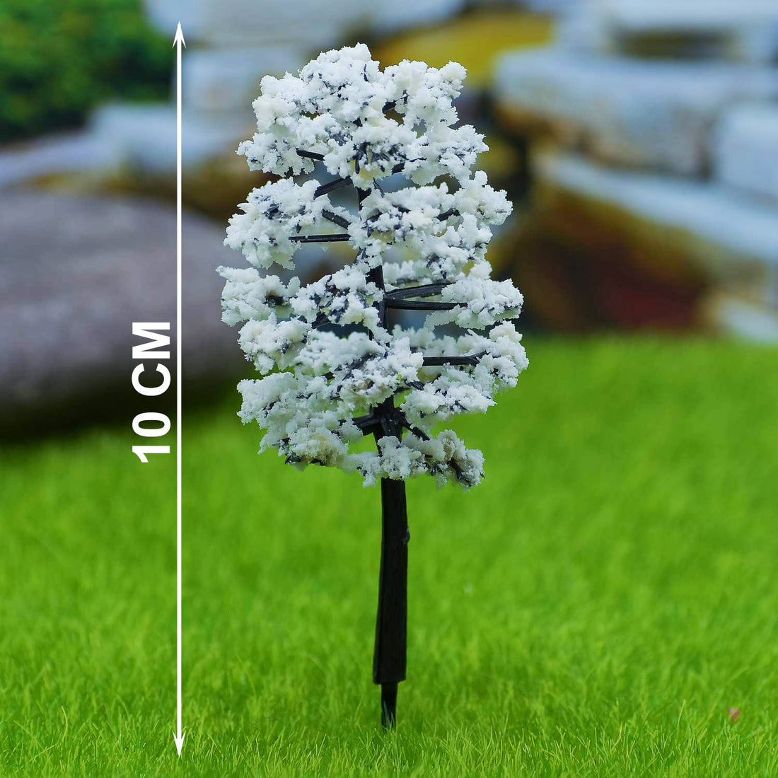 Artificial Miniature White Tree 100mm