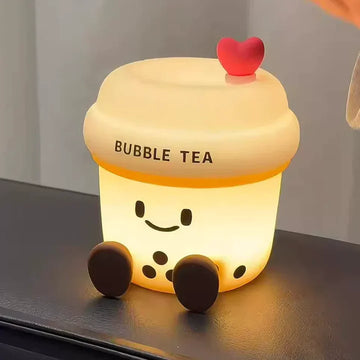 Bubble Boba Tea Silicone Lamp Rechargeable ( 1pc )