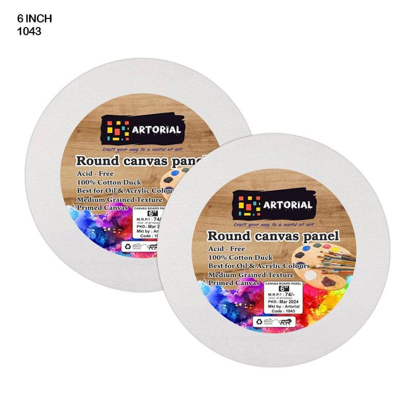 Ao Canvas Board Round 6 Inch (1043)