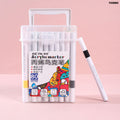Acrylic Marker Set - 80 Colours Box for Drawing & Painting