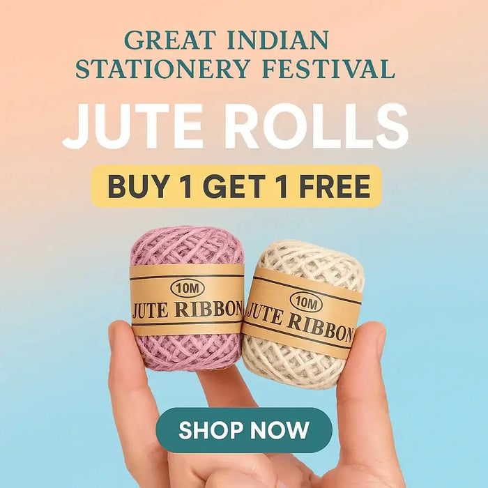 (Buy 1 Get 1 Free) Jute Colourful  Thread | 2mm x 10m Pack of 1