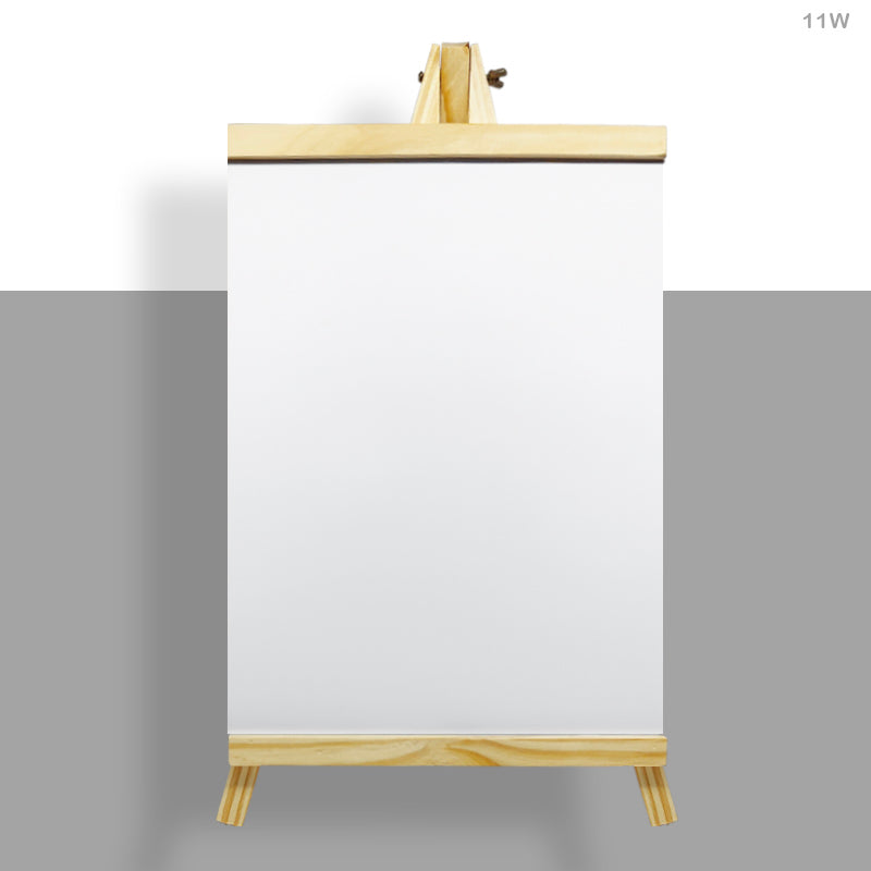 11 Inch White Board with Easel 16x29cm - Mini Writing Board