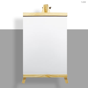 14" White Board With Easel 20X36Cm (14W)