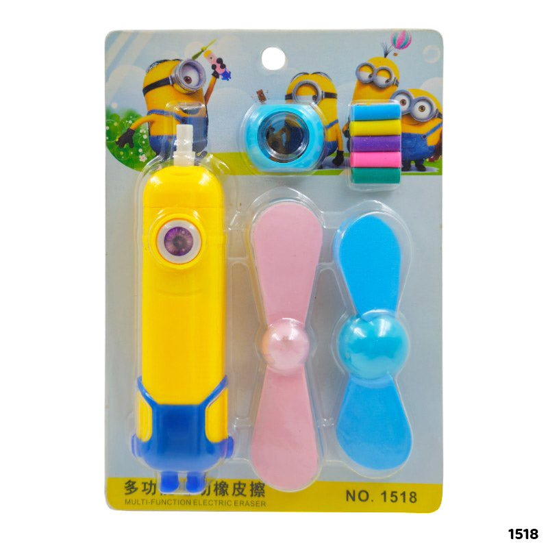 Electric Eraser with Fan - Stationery Gift (Design 4)