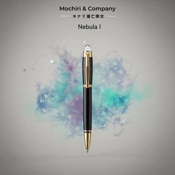 Mochiri & Co. Japan Inspired Nebula I Executive Ball Pen | Premium Metal Body | Crystal Dome Cap | Smooth Writing | Refillable