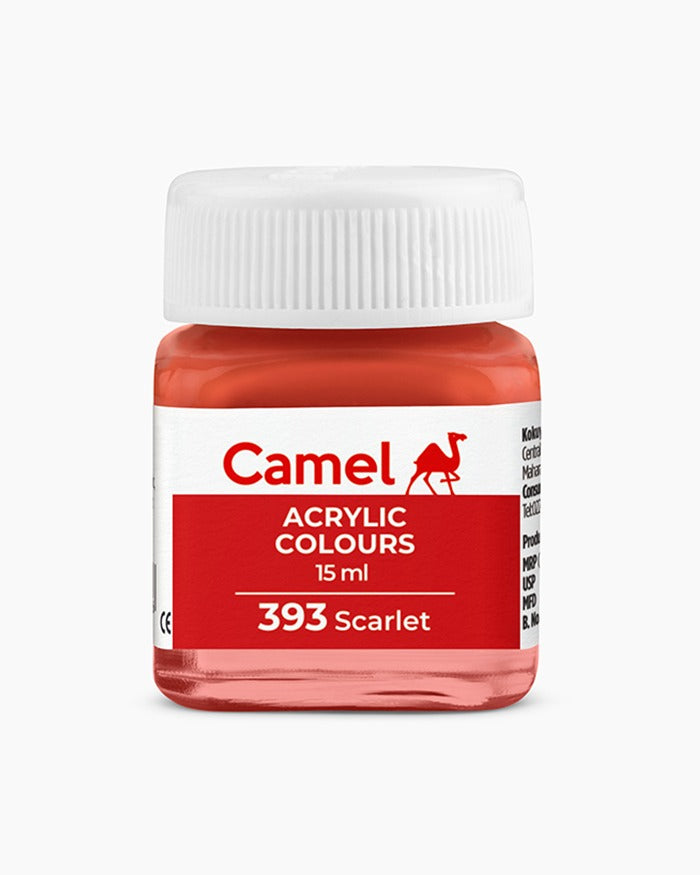 Scarlet acrylic colour l 393 l 15ml