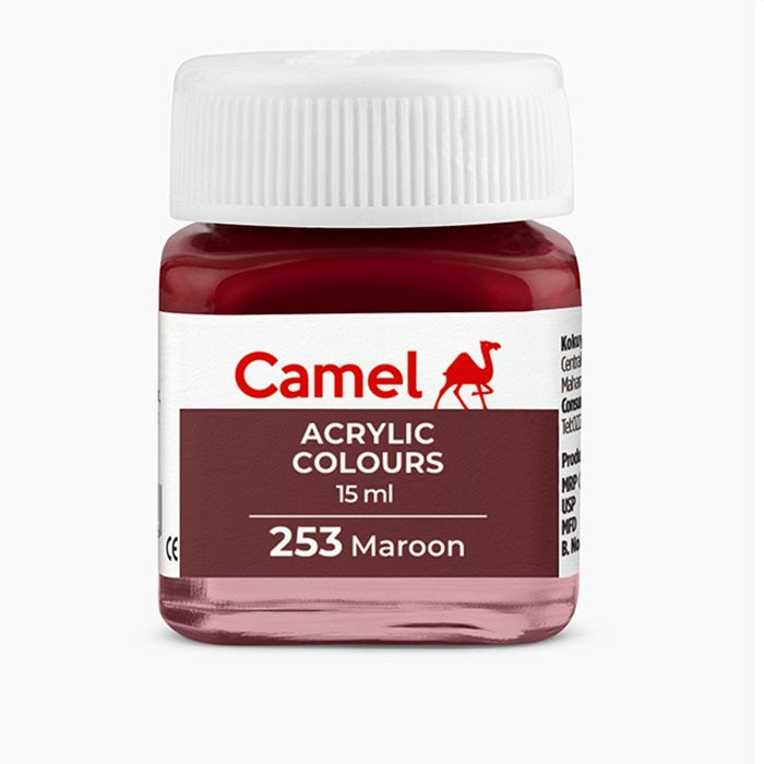 Maroon acrylic colour l 253 l 15ml