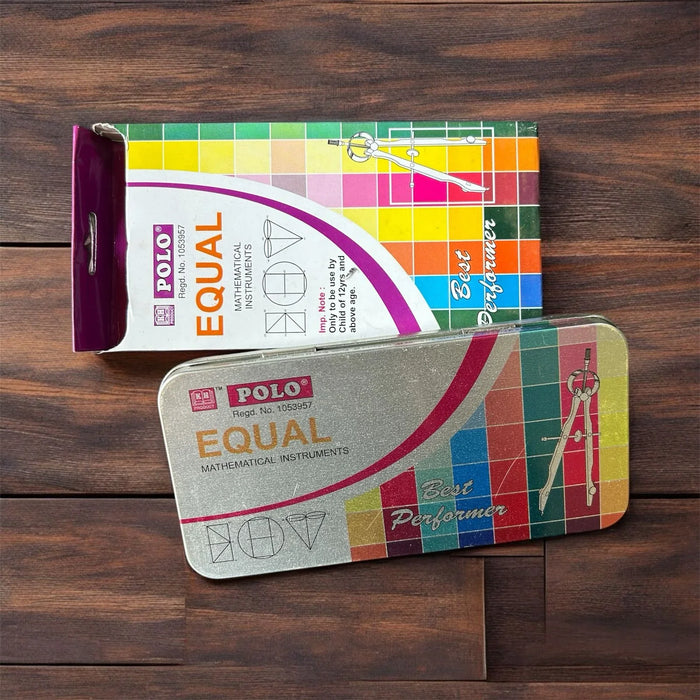 Polo Equal Mathematical Instruments Set -  Complete with Craft Glue!