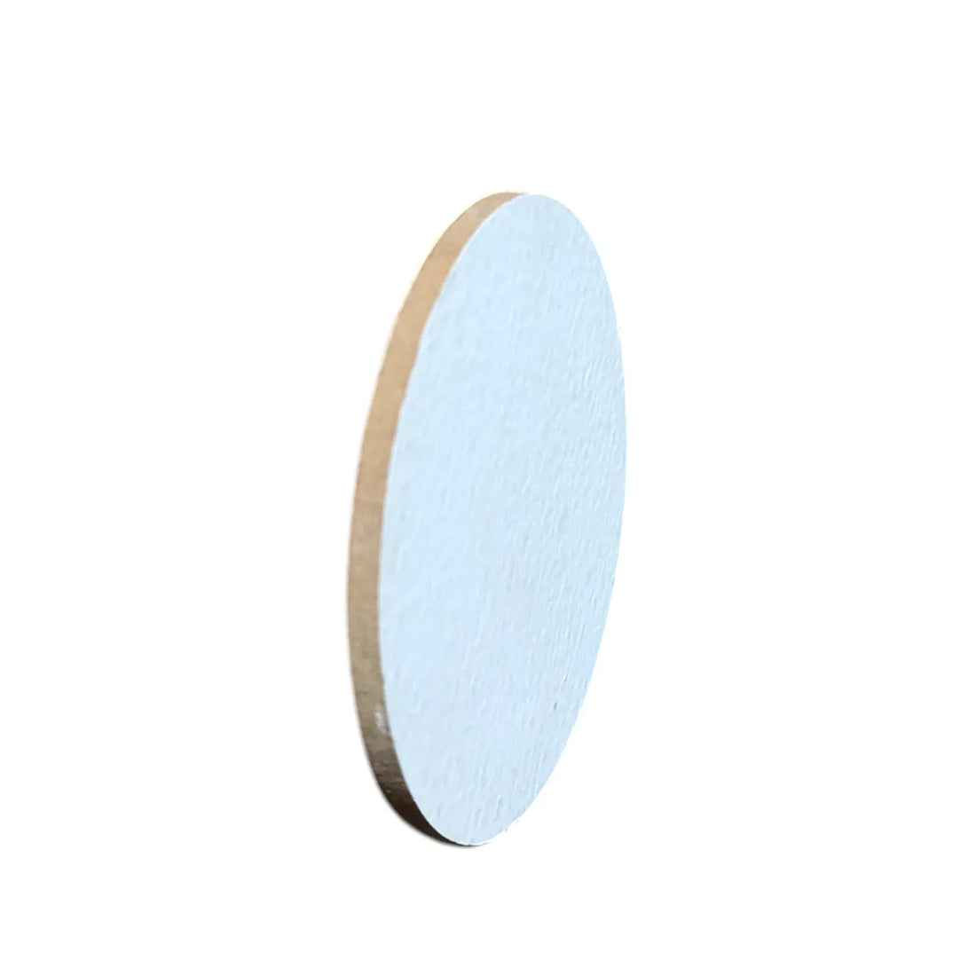 3-Inch Round MDF Board (4mm Thick) - White Textured for Painting & Crafts