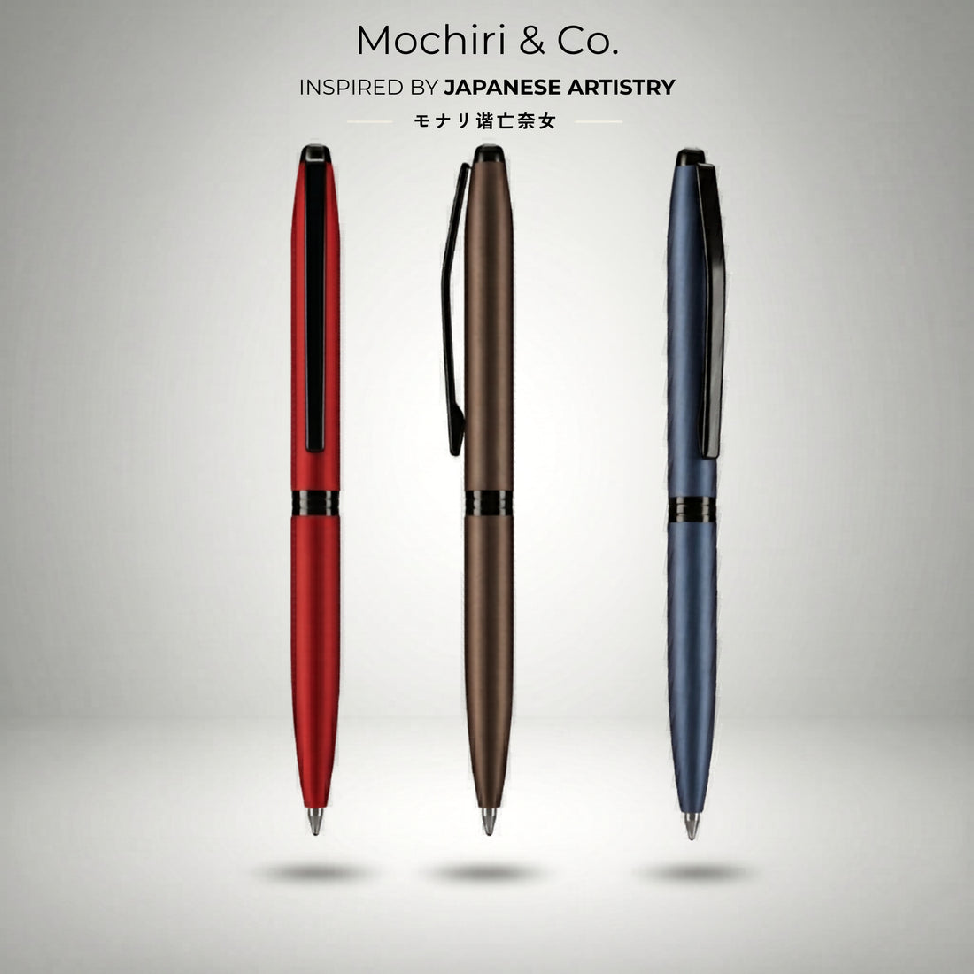 Mochiri & Co. Japan inspired Planet 小さな惑星 Mini Roller Ball Pens Pack of 3