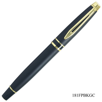 Fountain Pen Black Golden Clip 181FPBKGC