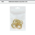 19Mm Book Binding Gold Ring 12Pc (19Bg)