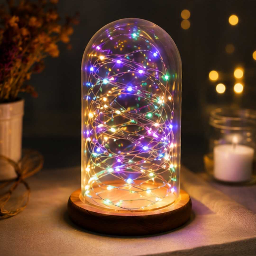 Multicolor LED Fairy String Lights Battery Operated Decorative Mini Copper Wire Lights for Bedroom, Party & Home Decor