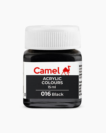 Black acrylic colour l 016 l 15ml