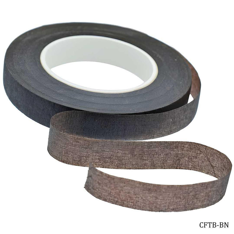 (Buy 1 Get 1 Free) Premium Craft Flower Making Tape l Brown l Pack of 1 l  CFTB-BN | Used in combination with pipe cleaners
