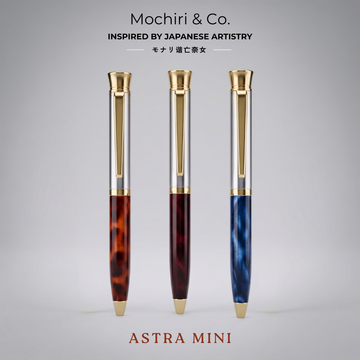 Mochiri & Co. Japan inspired Astra Mini Collection – Pack of 3 Premium mini Roller Ball Pens