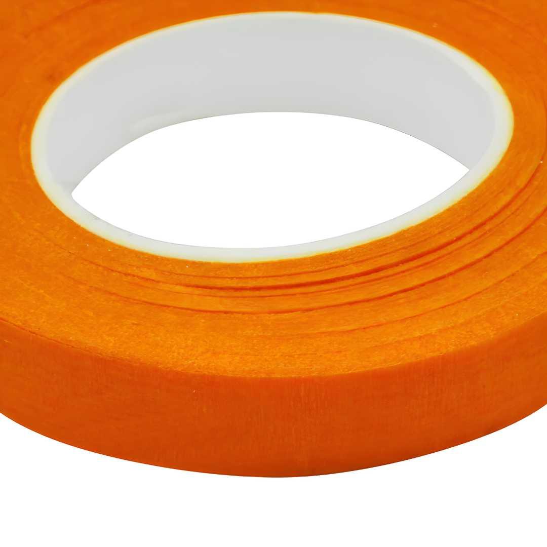 (Buy 1 Get 1 Free) Premium Craft Flower Making Tape l  Orange l Pack of 1 l CFTB-OE | Used in combination with pipe cleaners