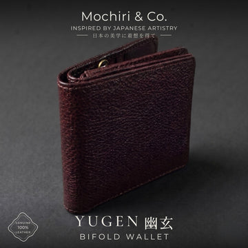 Mochiri & Co. Japan Inspired Yūgen (幽玄) Edition Bifold Leather Wallet