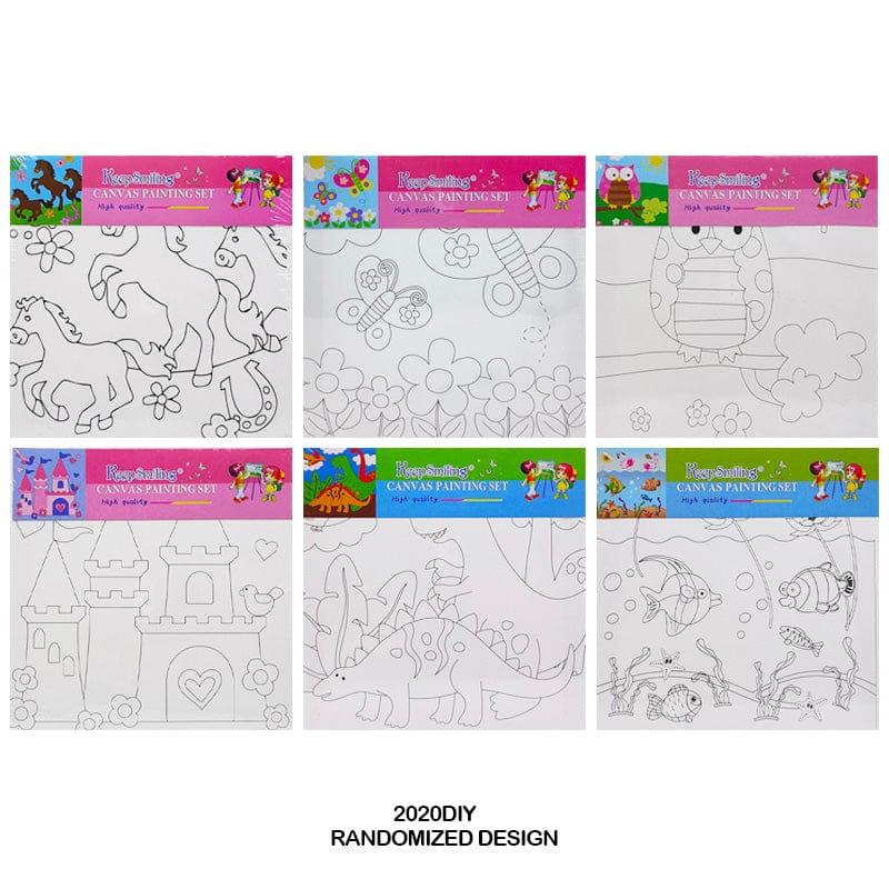 Printed Design Canvas 20x20cm for Painting