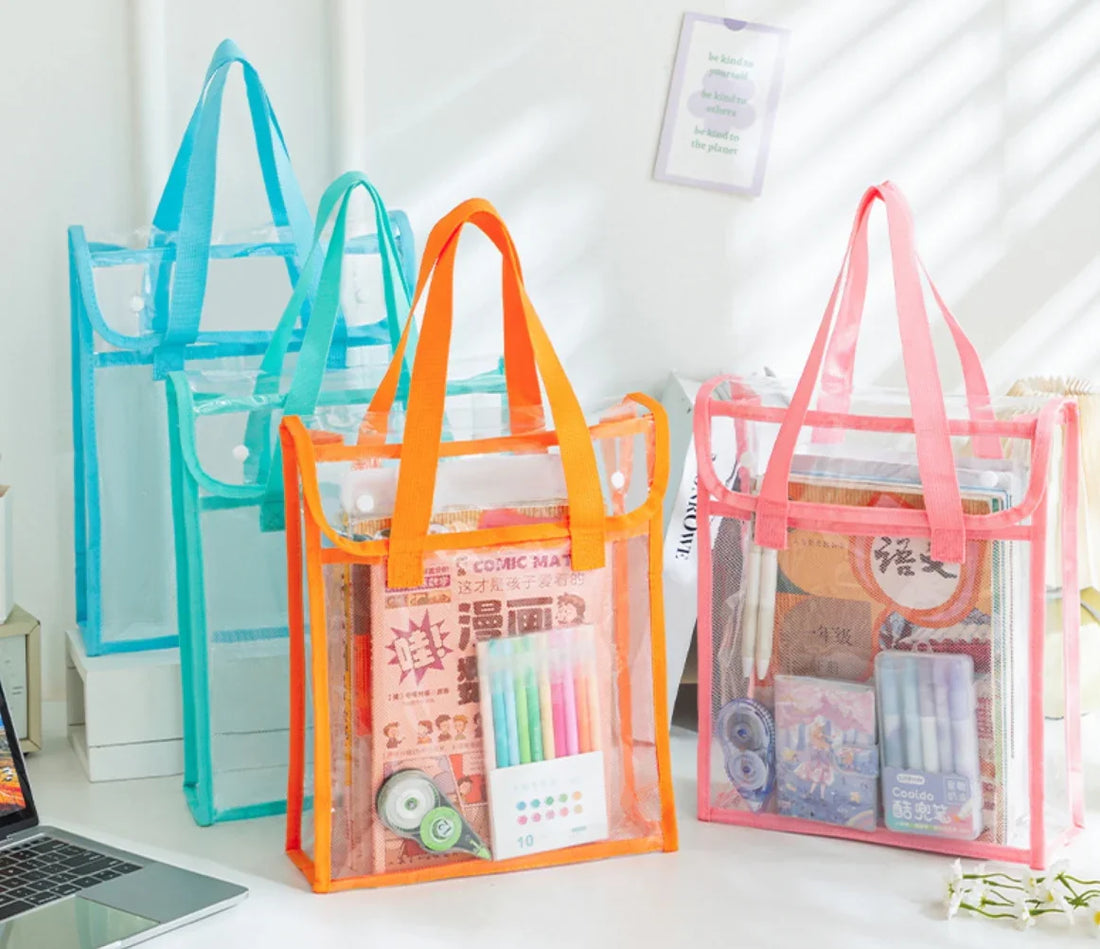 Transparent Kids Stationery Tote Bag ( 1Pcs )