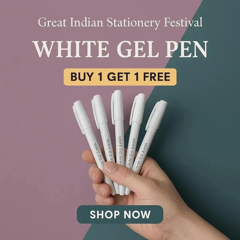 (Buy 1 get 1 free )White Gel Pen, Mandala White Pen for doodling and projects