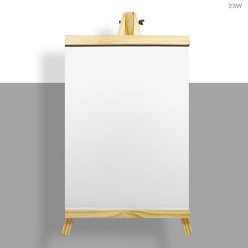 23" White Board With Easel 30X59Cm (23W)