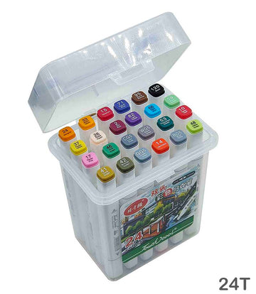 Touch Cool Marker Set - 24 Colours Box
