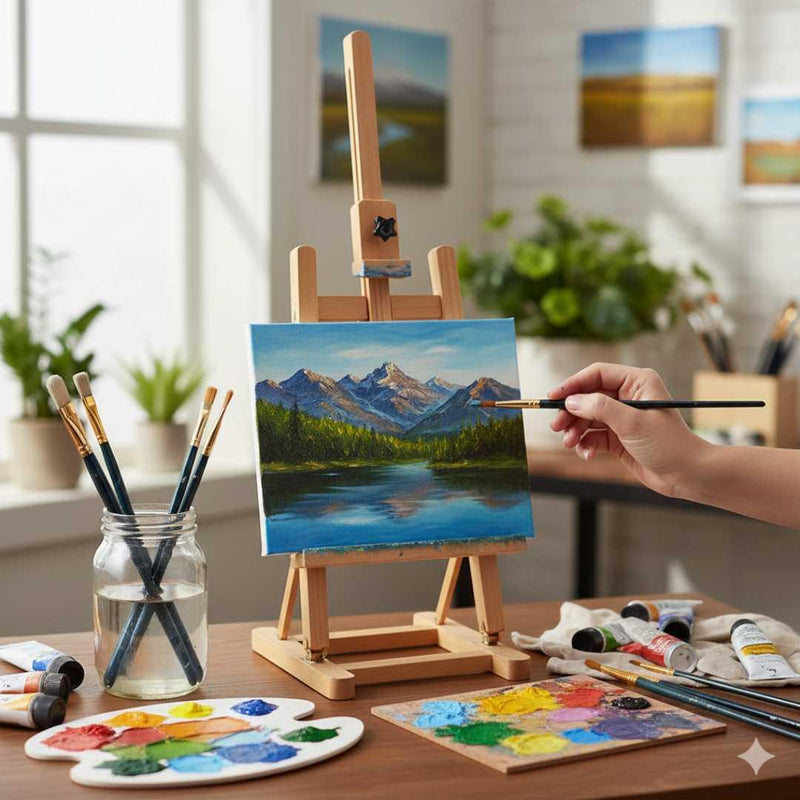 Canvas board artist quality white 5X7Inch