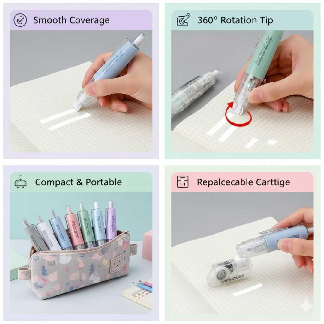 Pen Correction Tape with refill BH-155BTX