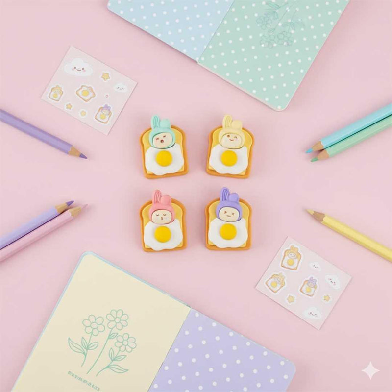 (Buy 1 Get 1 Free) Bread Omelet Eraser | Pack of 1