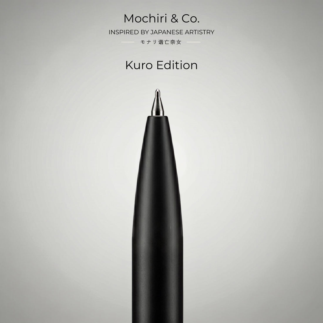 Mochiri & Co. Japan Inspired Kuro (黒) Edition Premium Mini Ball Pens Pack of 3
