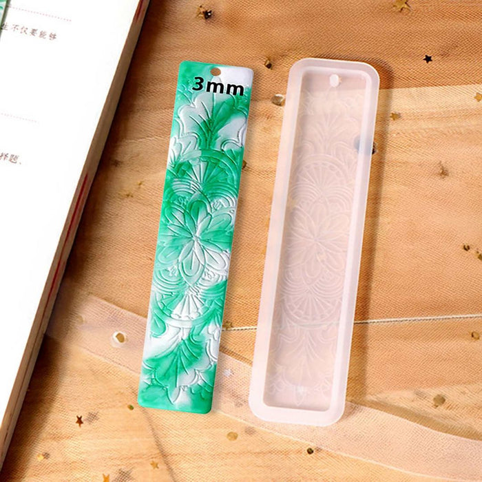 Resin Bookmark Mold – DIY Silicone Mold for Aesthetic Bookmark (PACK OF 1)