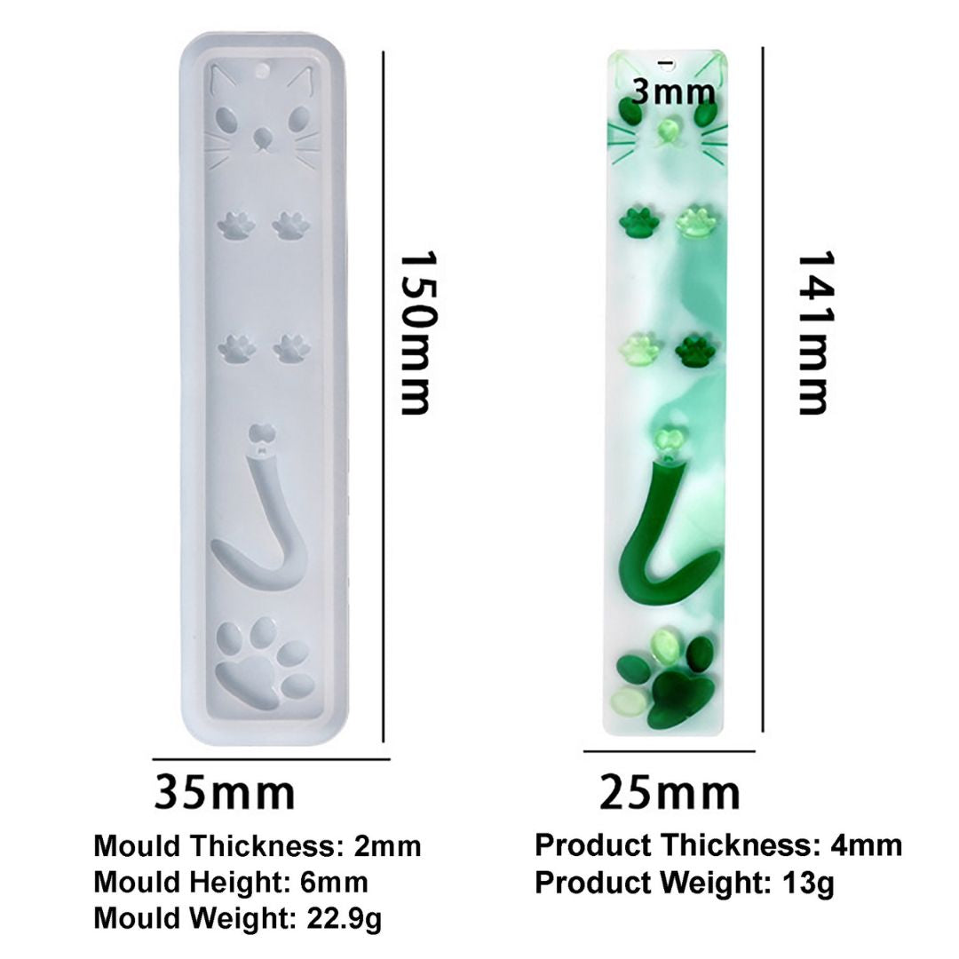 Jags Silicone Mould Book Mark Design 3 (PACK OF 1)