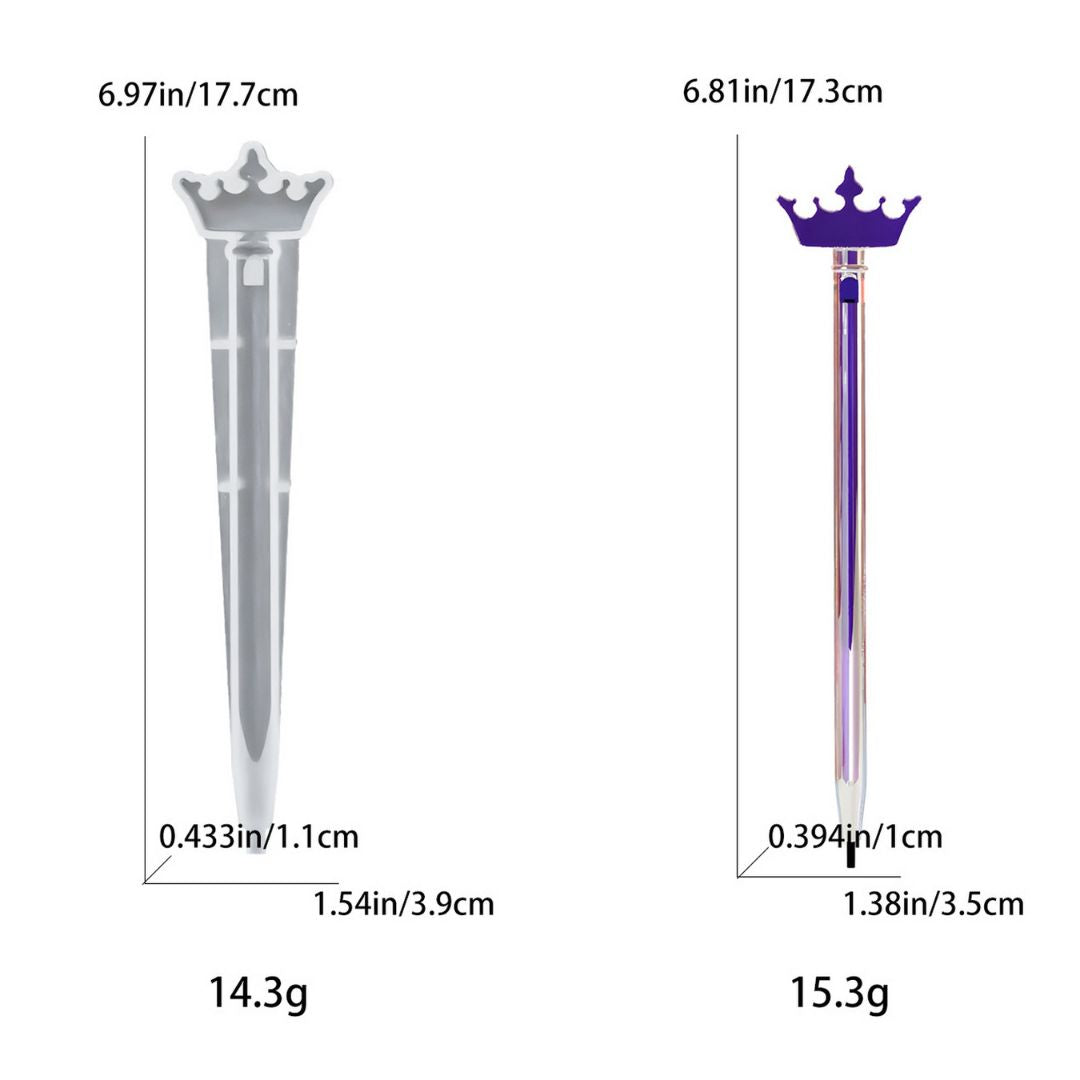 Jags Silicone Mould Pen Crown Shape (PACK OF 1)