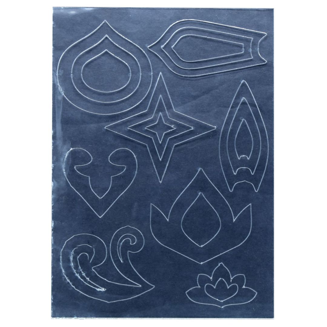 Jags Reusable Mandala Design Stencil A5