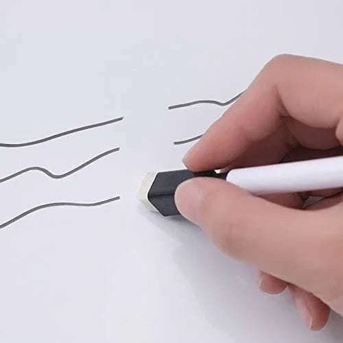 (Buy 1 Get 1 Free) Magnetic white board marker with duster, dry wipe pens with magnet