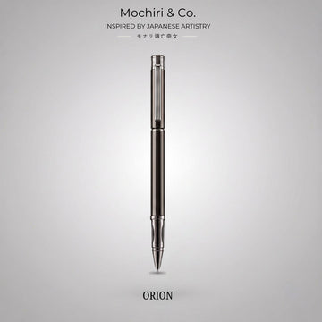 Mochiri & Co. Japan Inspired Orion Premium Fountain Pen | Stainless Steel Nib | Metal Body | Refillable | Executive Collection