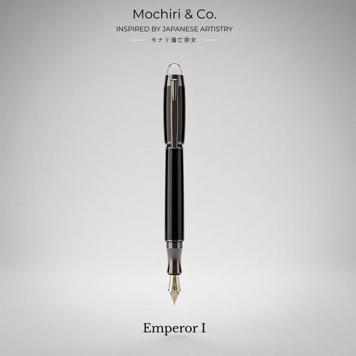 Mochiri & Co. Japan Inspired Emperor I Premium Fountain Pen | Stainless Steel Nib | Metal Body | Refillable | Executive Collection