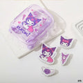 Kuromi Trolley Eraser Set
