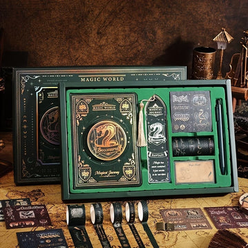 Premium Magic World Jumbo journaling kit for 2026 with Diary, Stickers & Bookmark l Gift set  & Collectible items
